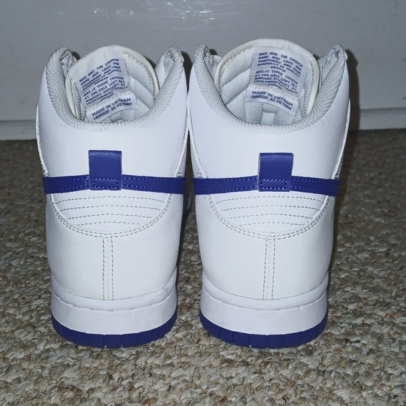 Nike Dunk High White/Concord. Men's 8, Womans 9 1/2 - Picture 3 of 8
